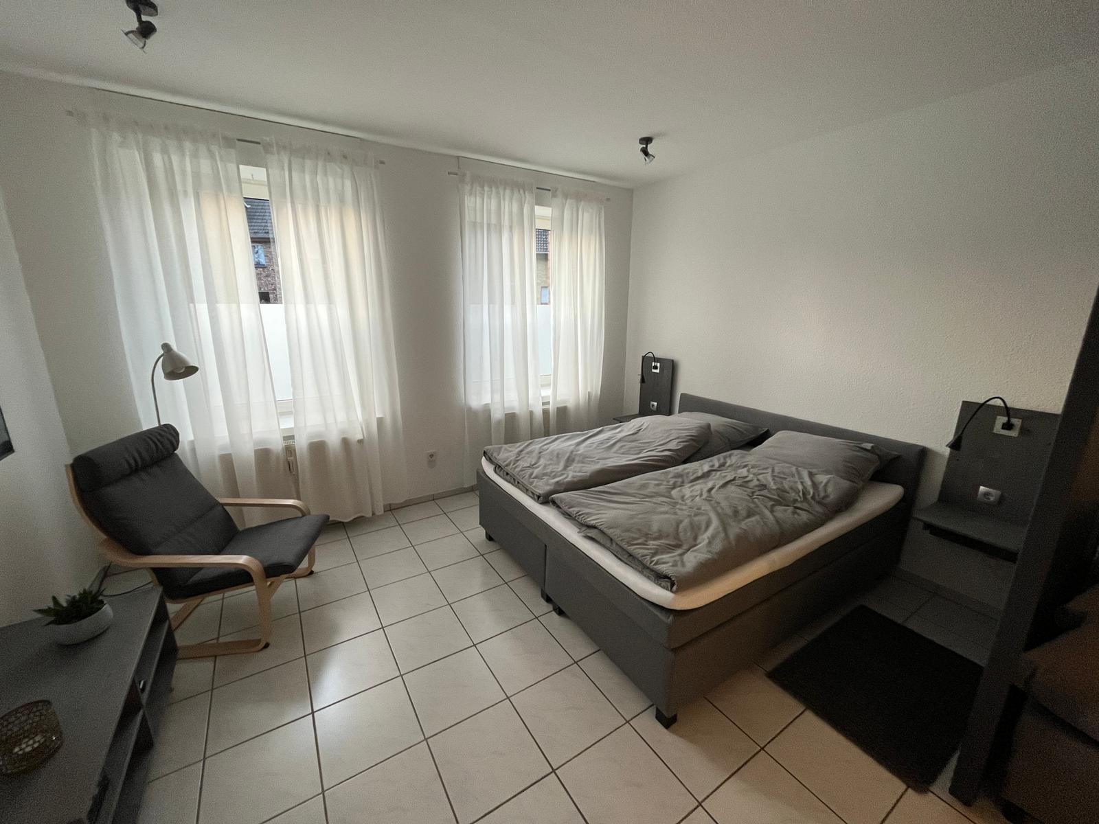 Schlafbereich mit Leselampen